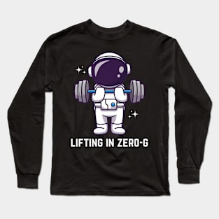 Astronaut Workout Long Sleeve T-Shirt